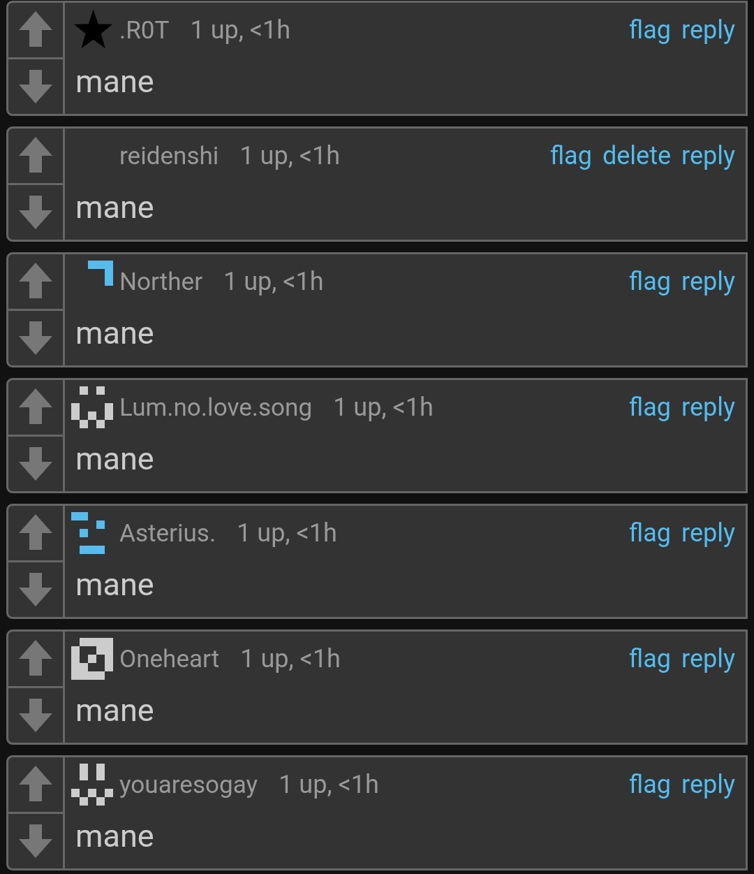 mane Blank Meme Template