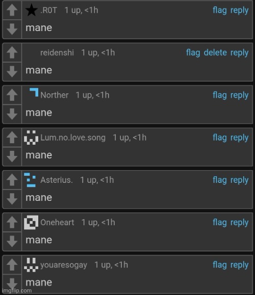 mane | image tagged in mane | made w/ Imgflip meme maker