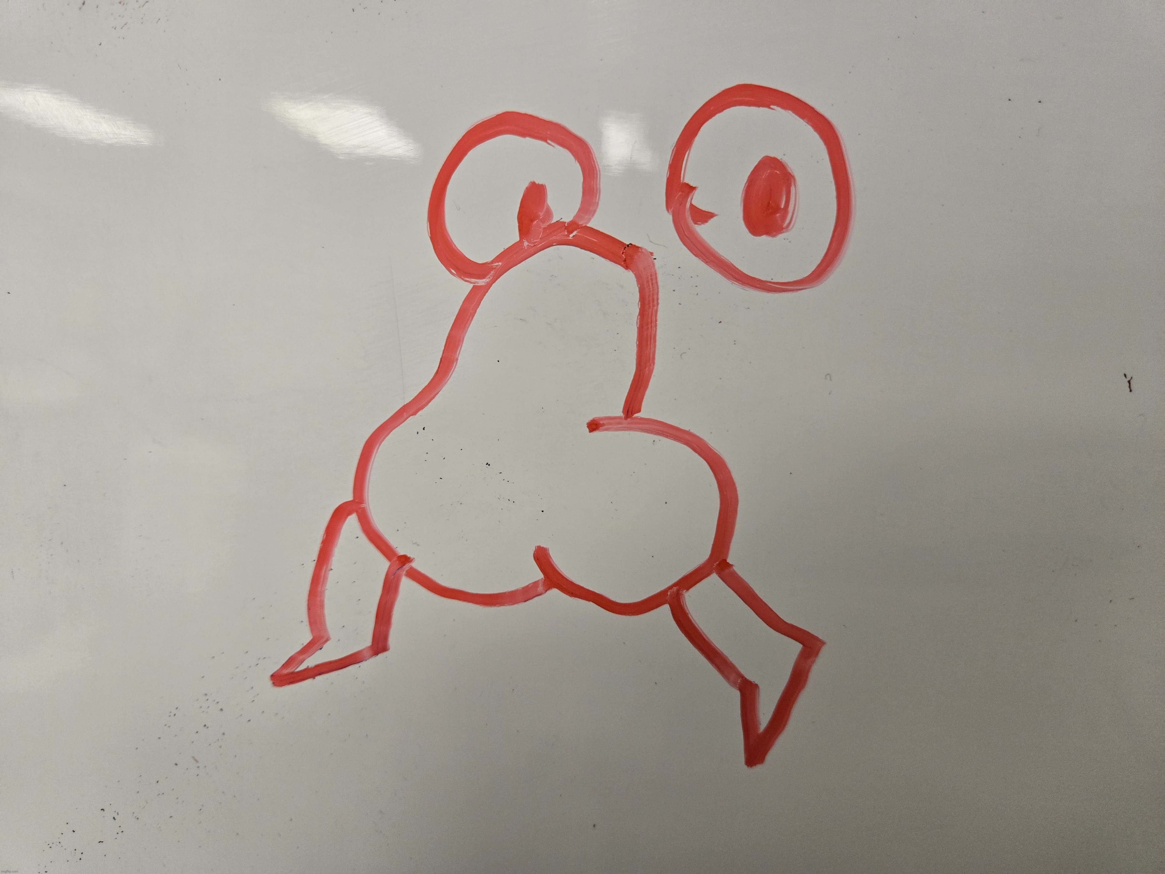 I drew a Running Nose | made w/ Imgflip meme maker