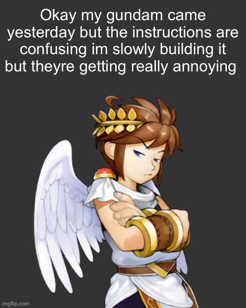 Other than that hello! Hru? Im fone thank you! | Okay my gundam came yesterday but the instructions are confusing im slowly building it but theyre getting really annoying | made w/ Imgflip meme maker