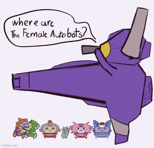 AYO- | image tagged in female,shockwave,transformers g1,transformers | made w/ Imgflip meme maker