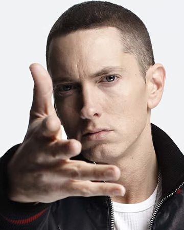 Eminem throwing sth Blank Meme Template