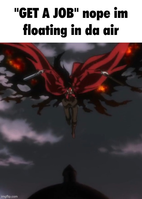 Floating in da air >:3 | image tagged in floating in da air 3 | made w/ Imgflip meme maker