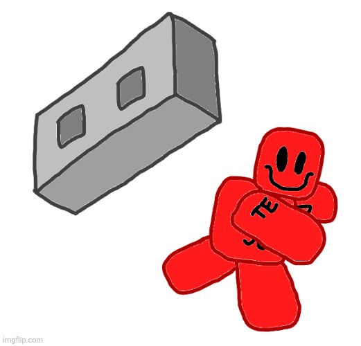 Thing I made (Yes I used mario throwing a brick as a base) | made w/ Imgflip meme maker