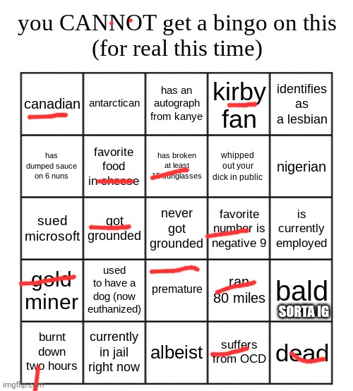 :< | SORTA IG | image tagged in you simply just cant remastered | made w/ Imgflip meme maker