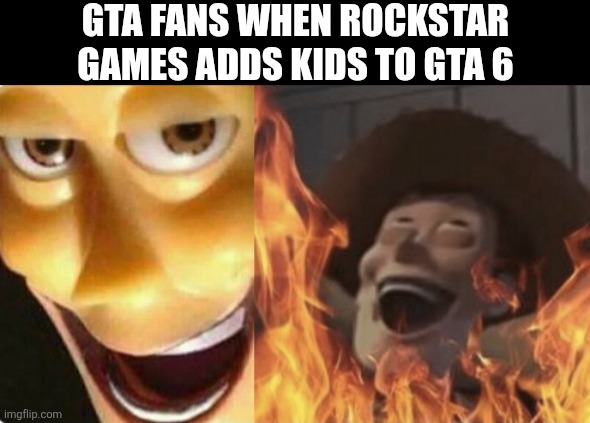 Running over them with my car | GTA FANS WHEN ROCKSTAR GAMES ADDS KIDS TO GTA 6 | image tagged in gta 6,gta | made w/ Imgflip meme maker