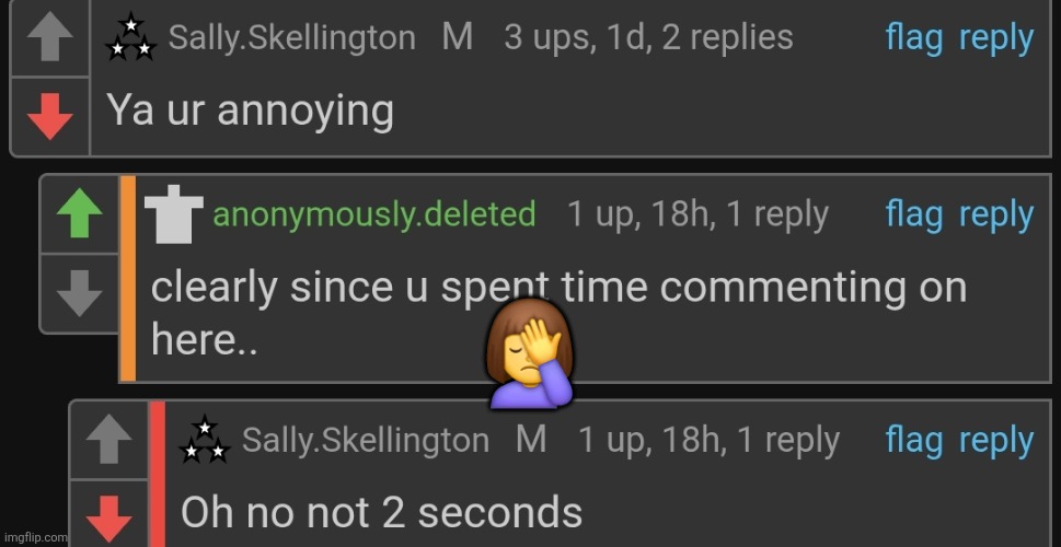 🤦‍♀️ | made w/ Imgflip meme maker