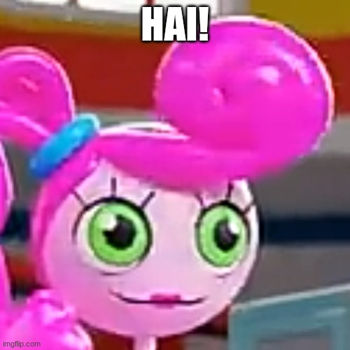 Derp Faced Mommy Long Legs | HAI! | image tagged in derp faced mommy long legs | made w/ Imgflip meme maker