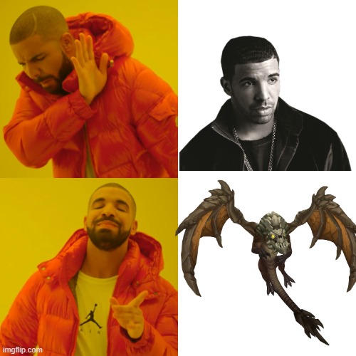 The Superior Drake | image tagged in memes,drake hotline bling,league of legends,dragon,drake,moba | made w/ Imgflip meme maker