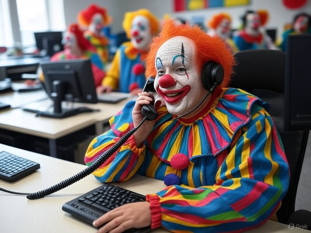 Clown-Based Services Blank Meme Template