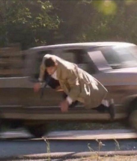 Castiel falling Blank Meme Template