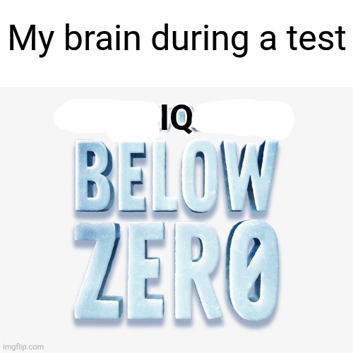 Cool | My brain during a test; IQ | image tagged in memes,drake hotline bling | made w/ Imgflip meme maker