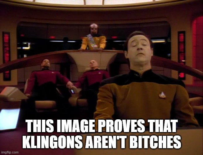 Brace for Impact | THIS IMAGE PROVES THAT KLINGONS AREN'T BITCHES | image tagged in brace for impact | made w/ Imgflip meme maker