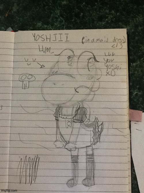 Here's YOSHI <33 | made w/ Imgflip meme maker