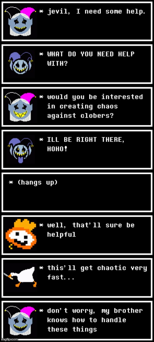 fun fact: I based Velza's sprite off of this Jevil sprite | made w/ Imgflip meme maker
