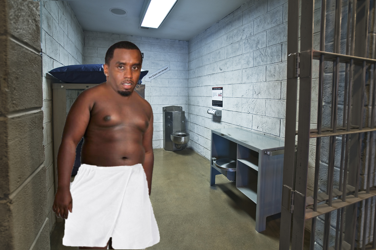 diddy in jail Blank Meme Template
