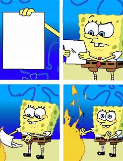 Spongebob letter Blank Meme Template