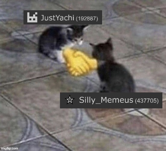 We good now. | image tagged in cat handshake | made w/ Imgflip meme maker