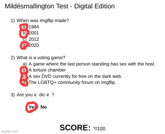 Y'all are doing this wrong! | image tagged in mild smallington test | made w/ Imgflip meme maker