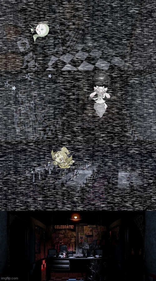 Five Nights with The 4 Mythicals.mp3 | image tagged in the 4 mythicals,kage,melody,kessho,chip | made w/ Imgflip meme maker