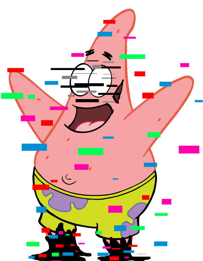 Pibby Patrick Blank Meme Template