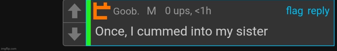 Once i cummed into my sister | image tagged in once i cummed into my sister | made w/ Imgflip meme maker