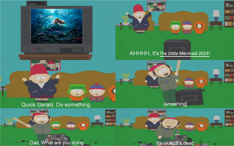 ahhh it's the ugly mermaid Blank Meme Template