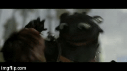 HTTYD2 LICK ATTACK! | image tagged in gifs | made w/ Imgflip video-to-gif maker