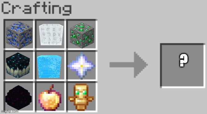 guys plz put what yall think this will make | ? | image tagged in synthesis,memes,minecraft,movie,minecraft movie,crafting | made w/ Imgflip meme maker