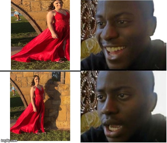 Surprise Surprise | image tagged in disappointed black guy | made w/ Imgflip meme maker