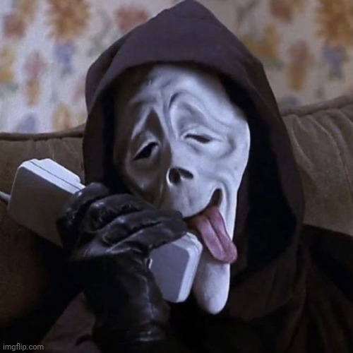 Ghostface Wazzup Meme Scary Movie | image tagged in ghostface wazzup,ghostface,scary movie | made w/ Imgflip meme maker