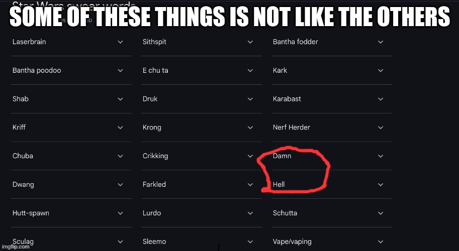 SOME OF THESE THINGS IS NOT LIKE THE OTHERS | made w/ Imgflip meme maker