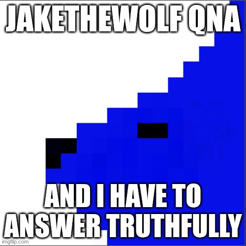 QnA | JAKETHEWOLF QNA; AND I HAVE TO ANSWER TRUTHFULLY | image tagged in qna,undertale | made w/ Imgflip meme maker