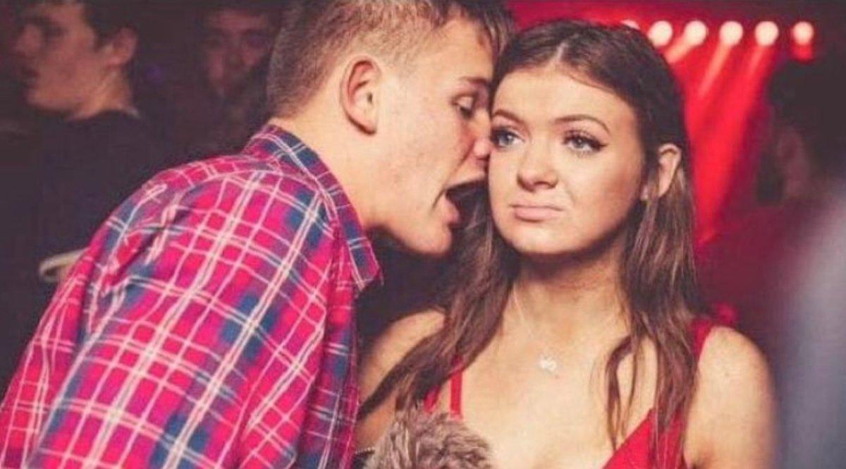 Girl at club Blank Meme Template
