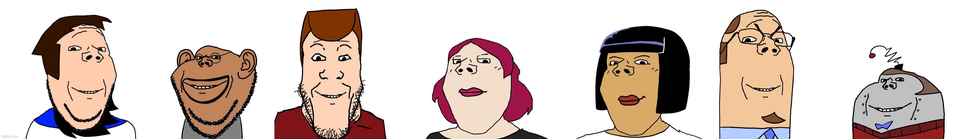 Clone high soyjak | image tagged in clone high soyjak | made w/ Imgflip meme maker