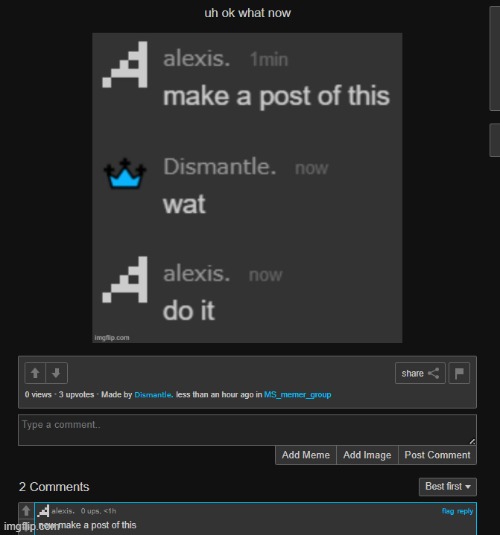ok | made w/ Imgflip meme maker