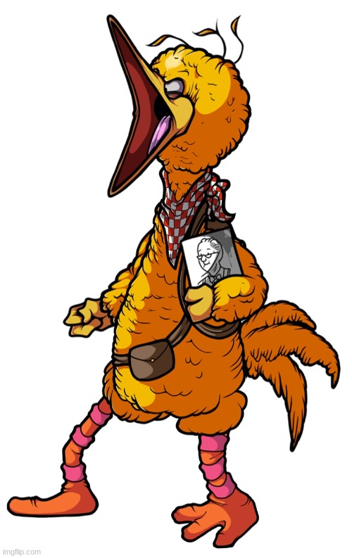 Big Bird Yelling | image tagged in big bird yelling | made w/ Imgflip meme maker