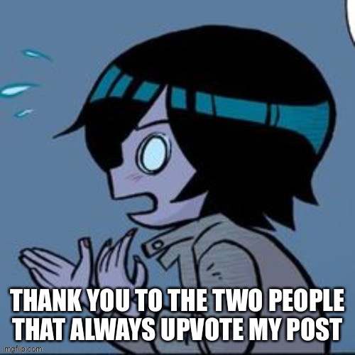 Knives | THANK YOU TO THE TWO PEOPLE THAT ALWAYS UPVOTE MY POST | image tagged in knives | made w/ Imgflip meme maker