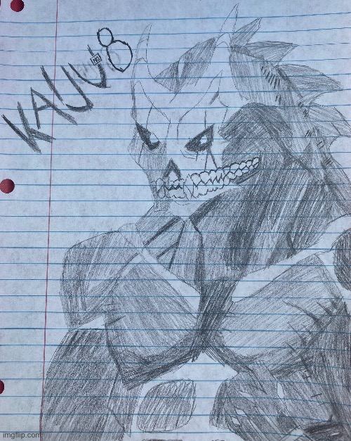 CHAT I COOKED SO HARD ON THIS | image tagged in kaiju no 8,drawing | made w/ Imgflip meme maker