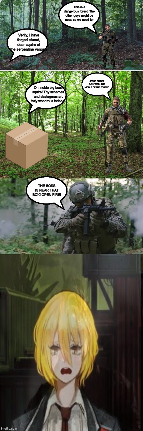 The Great adventures of don Quixote and the man who sold the world | image tagged in metal gear,hunger games,memes,comics/cartoons | made w/ Imgflip meme maker