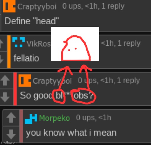blobs | made w/ Imgflip meme maker