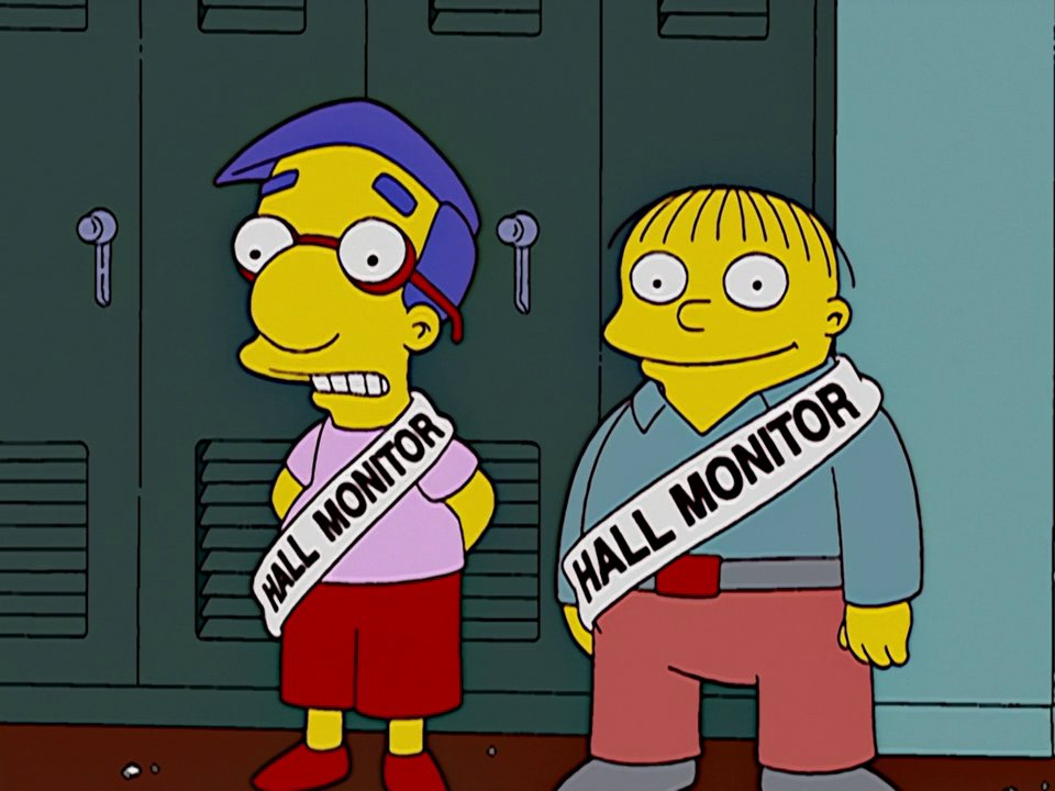 Hall Monitors Blank Meme Template