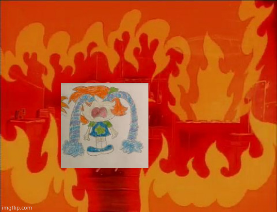 Burning 2005 Sprout Crying | image tagged in burning spongebob,universal,2000s,spongebob squarepants,funny,cute | made w/ Imgflip meme maker