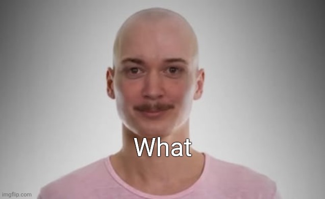 Bald Jimmyhere | What | image tagged in bald jimmyhere | made w/ Imgflip meme maker