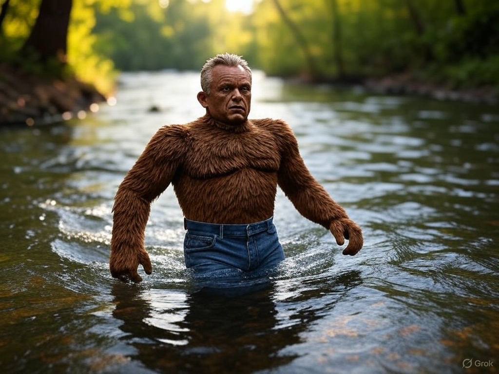 RFK up Shit’s creek Blank Meme Template