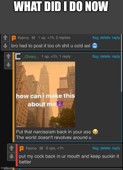 WHAT DID I DO NOW | made w/ Imgflip meme maker