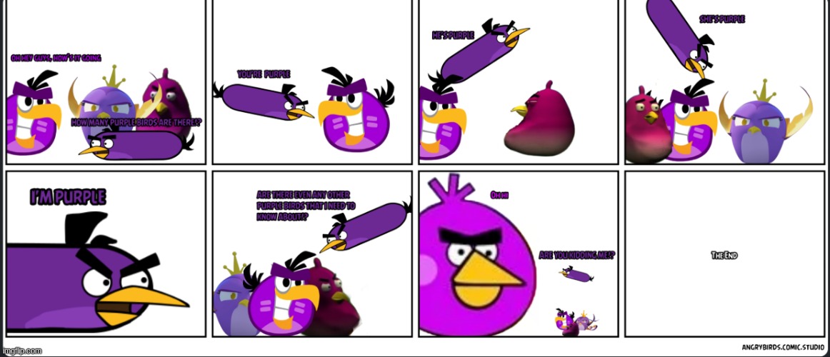 A sequel to a comic I made | image tagged in angry birds | made w/ Imgflip meme maker
