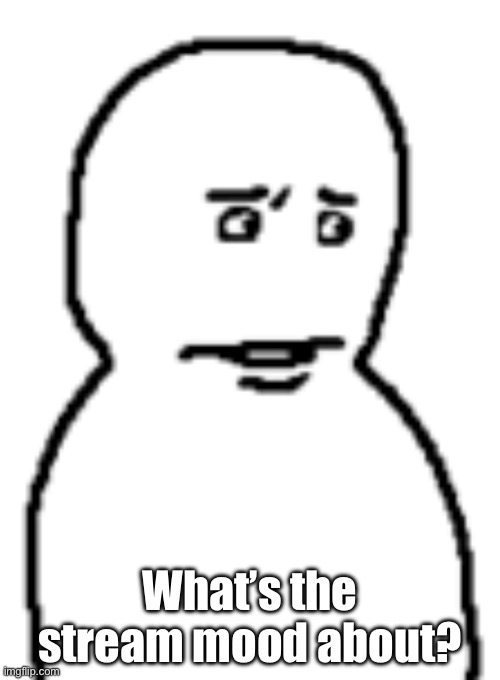 ? | What’s the stream mood about? | image tagged in bro | made w/ Imgflip meme maker