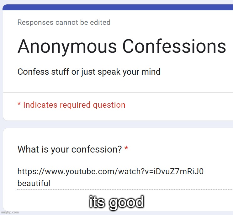 its good | made w/ Imgflip meme maker