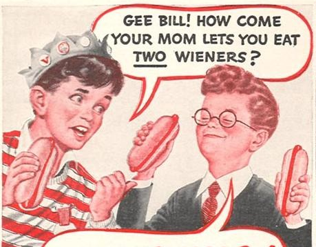 Two Hotdogs Blank Meme Template